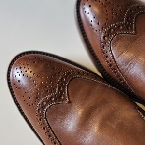 Cognac Brown Womens Leather Oxford Loafers